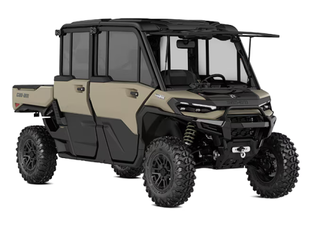 ORV-SSV-MY26-Defender-MAX-Limited-HD11-Desert-Tan-Carbon-Black-0006MTD00-Studio-34FR-NA