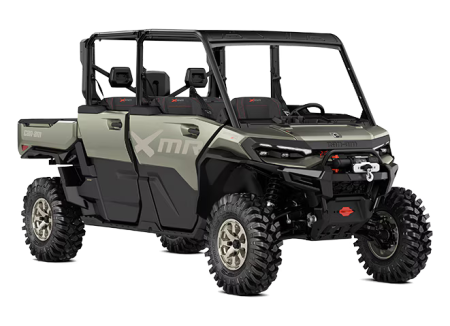 ORV-SSV-MY26-Defender-MAX-XMR-with-doors-HD11-Loft-Green-Satin-0008PTB00-Studio-34FR-NA