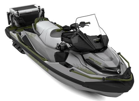 SEA-MY25-FISHPRO-Apex-Integrated100W-M300-Flint-Grey-00027SC00-Studio-34FR-CU